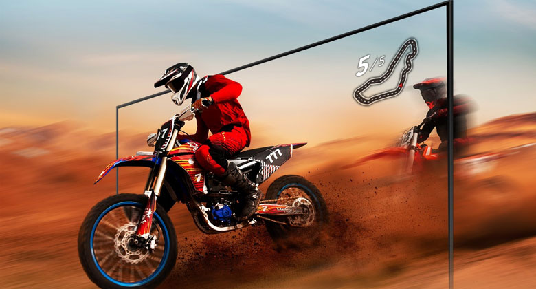 smart tivi samsung 4k 55 inch ua55au7002 - Công nghệ Motion Xcelerator