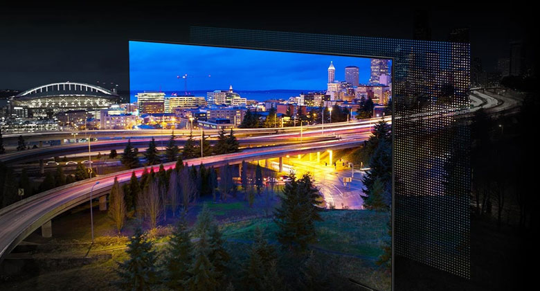 55S90D - Đen sâu thẳm, sắc trắng thuần khiết và sắc độ màu sống động