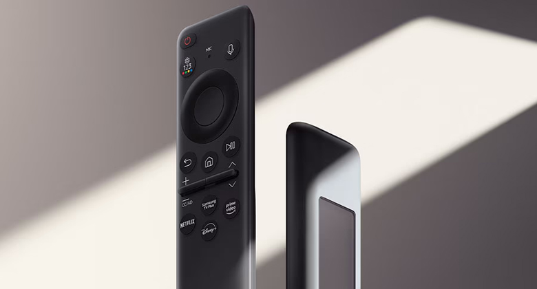 Tivi Samsung giá rẻ - Điều khiển sử dụng năng lượng mặt trời