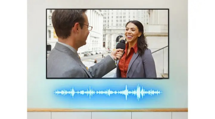 Tivi Samsung giá rẻ - Công nghệ chỉnh âm Adaptive Sound Pro