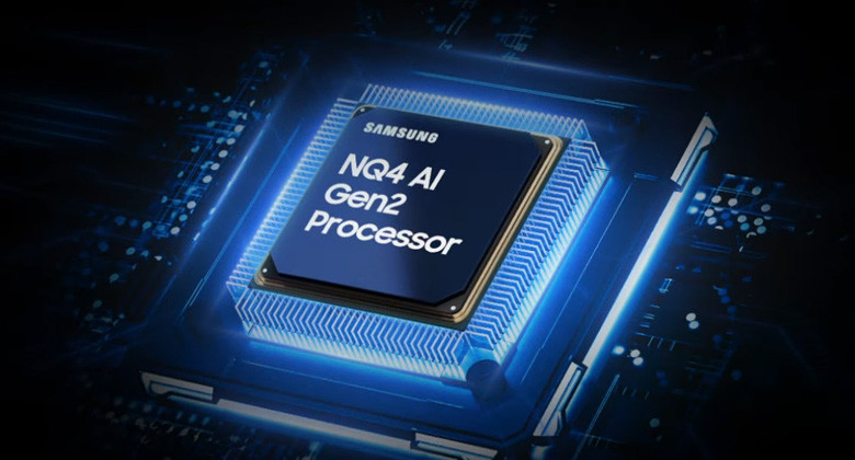 Smart Tivi Neo QLED Samsung AI 4K 55 inch QA55QN80F bộ xử lý AI NQ4 2.0 nâng cấp hình ảnh lên chuẩn 4K