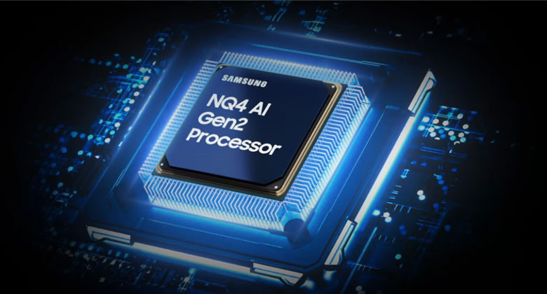 Tivi Samsung 65QN85F bộ xử lý AI NQ4 2.0 nâng cấp hình ảnh lên chuẩn 4K