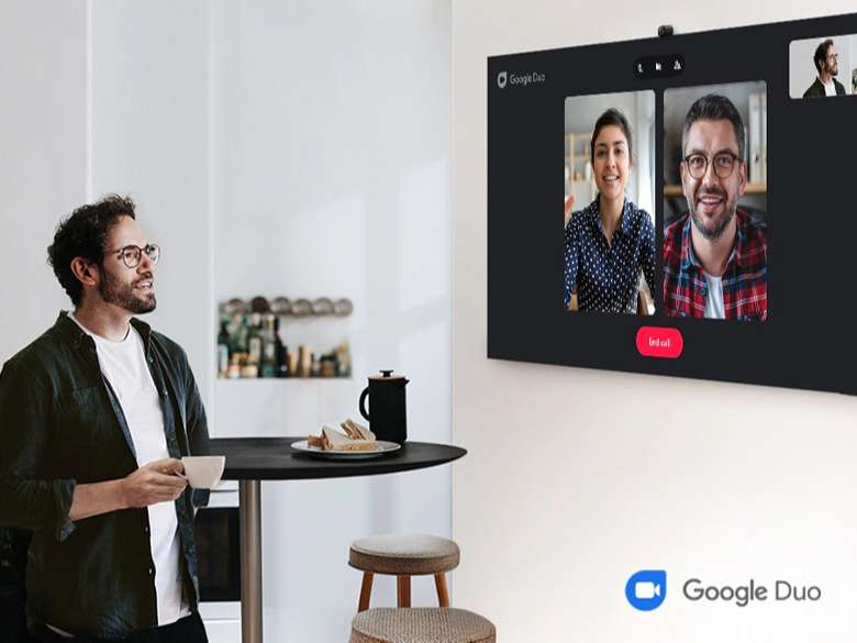 Tivi Samsung 4K 75 inch - Ứng dụng gọi Video Google Duo