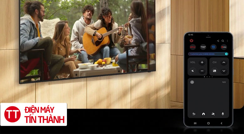 Smart Tivi Crystal UHD Samsung 4K 55 inch UA55U8500H - 55U8500H - Điều khiển TV nhanh bằng điện thoại