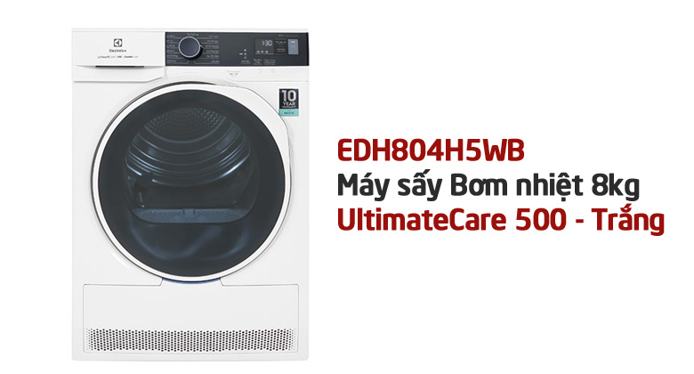So sánh máy sấy Electrolux EDH803J5WC và EDH804H5WB?