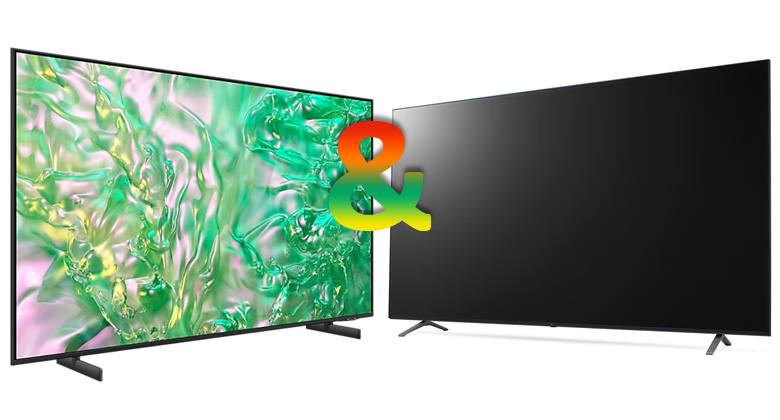 So sánh tivi Samsung 55DU8000 và tivi LG 55UT801C0SB