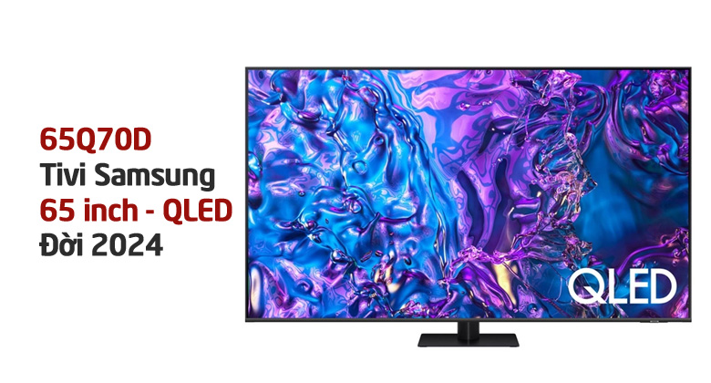 So sánh tivi Samsung 65 inch: 65DU7700 và 65Q70D?