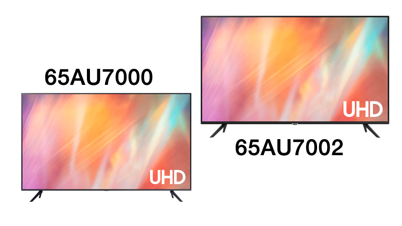 So sánh tivi Samsung 65AU7000 và 65AU7002 nên mua chiếc nào?