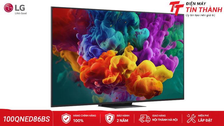 Tivi LG 100QNED86BS có nên dùng thay máy chiếu không?