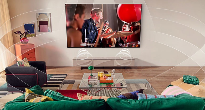 Tivi LG 55 inch 8055 - Âm thanh vòm toàn diện với các kênh 9.1.2 ảo