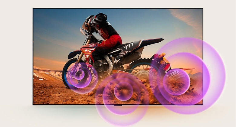 Tivi LG UA8055PSA - Bộ tăng cường âm thanh động được hỗ trợ bởi Bộ xử lý AI