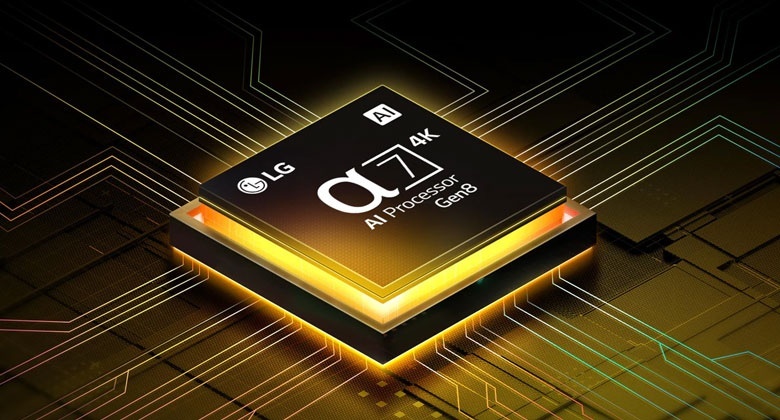 Tivi LG 65UA8055PSA - Khám phá bộ xử lý AI alpha 7 Gen8 mạnh mẽ và thông minh