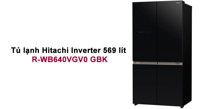Tủ lạnh Hitachi R-WB640VGV0 GBK - Giá bán: 30.790.000đ