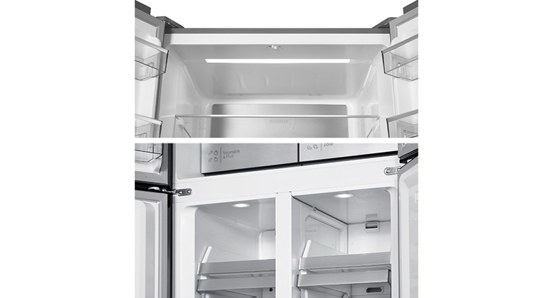 Tủ lạnh Hitachi inverter - Đèn LED chiếu sáng