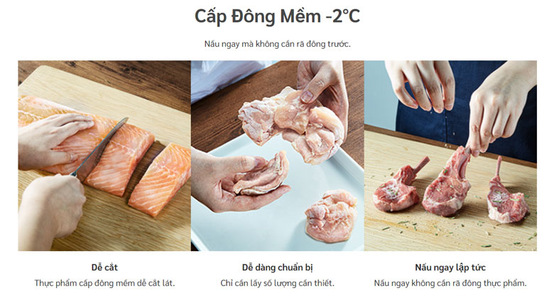 Tủ lạnh Hitachi 655 lít HRSN9713ESGBKVN - Ngăn Trữ Chuyển Đổi Selectable Zone