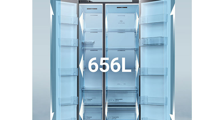 Hitachi HRSN9713ESUV Ndung tích lưu trữ lớn