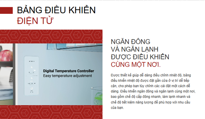 tủ lạnh Hitachi HRTN6443SGBKVN
