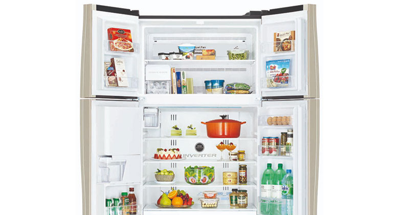 Tủ lạnh Hitachi giá rẻ - Cửa phong cách Pháp