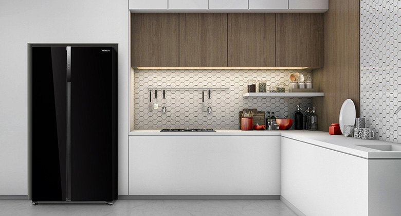 Tủ lạnh Hitachi Inverter 525 lít Side By Side HRSN9552DGBVN - Thiết Kế Cao Cấp Nâng Tầm Trải Nghiệm Lưu Trữ