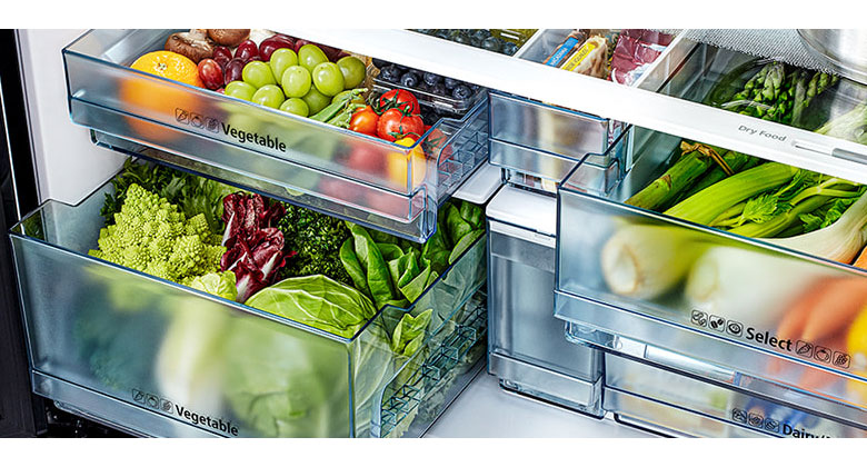 Hitachi WB640PGV1 - Ngăn Rau Quả Riêng Biệt