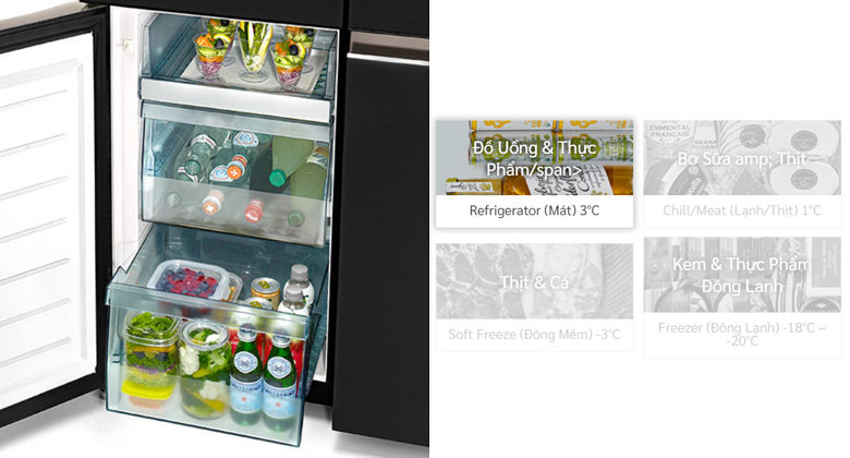 Tủ lạnh Hitachi ngăn đá dưới - Ngăn chuyển đổi đa năng