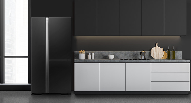 Tủ lạnh Hitachi Inverter 590 lít Side By Side R-M800PGV0 GBK - Thiết Kế Mặt Kính Phẳng Tràn Viền Sang Trọng Và Đẳng Cấp