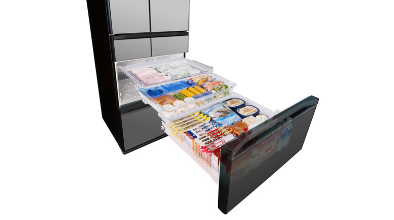 Tủ lạnh Hitachi Inverter 540 lít Multi Door R-HW540RV(X) thiết kế, xuất xứ và bảo hành