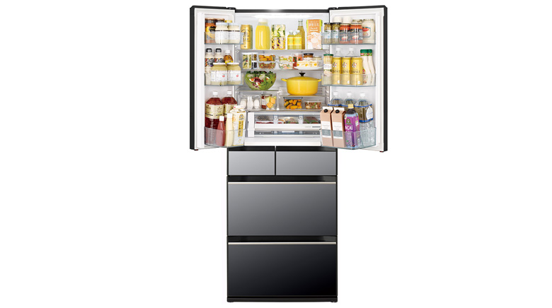 Tủ lạnh Hitachi Inverter 617 lít Multi Door R-HW620RV(X) thiết kế, xuất xứ và bảo hành