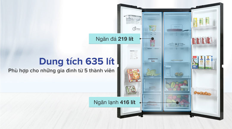 LG GR-D257MC - Ngăn lạnh