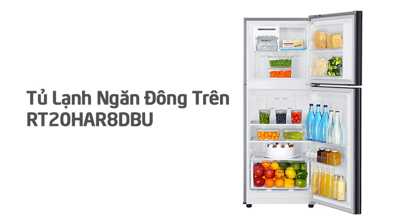 Tủ lạnh Samsung Inverter 208 lít RT20HAR8DBU/SV - Bền bỉ, đáng tin cậy