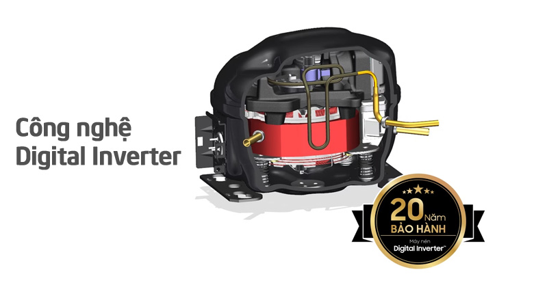 Tủ lạnh Samsung 208 lít RT20HAR8DBU/SV - Tiết kiệm năng lượng, vận hành bền bỉ, ít ồn