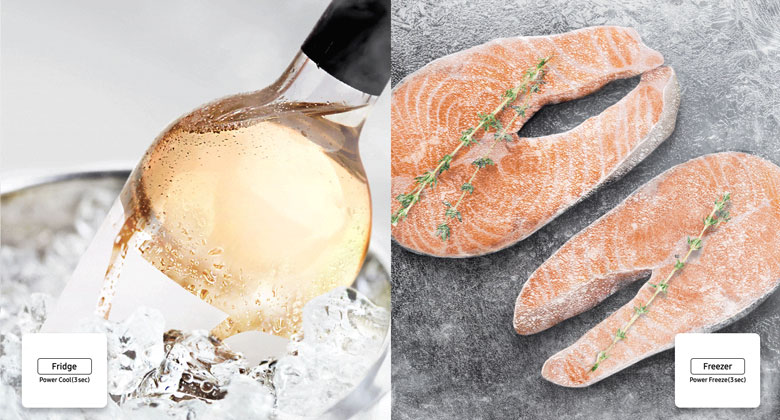 Tủ lạnh RS62R5001B4/SV - Chế độ Power Cool/Power Freeze