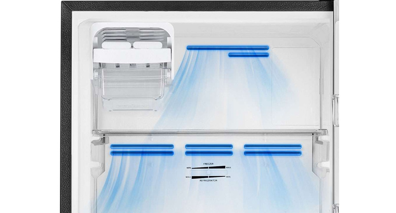 Tủ lạnh Toshiba RT303WE - Làm lạnh đa chiều - Bảo quản thực phẩm tươi lâu hơn