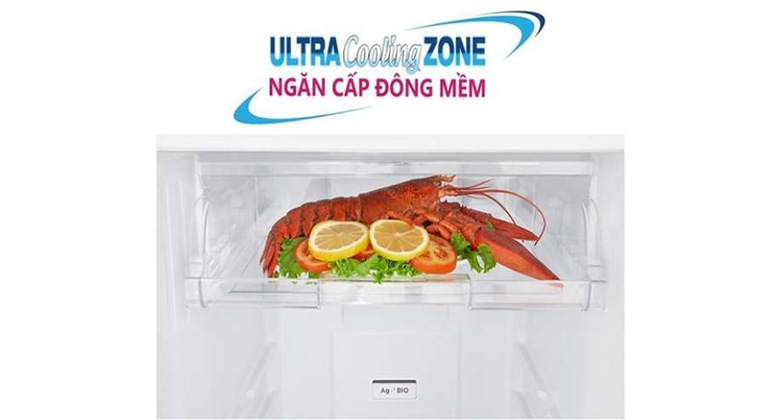 Tủ lạnh Toshiba Inverter 249 lít GR-RT325WE-PMV(06)-MG - Ngăn cấp đông mềm Ultra Cooling Zone