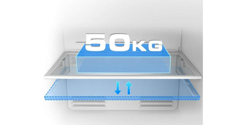 Tủ lạnh Toshiba 253 lít - Tối ưu không gian - Tăng sức chứa với kệ kính linh hoạt