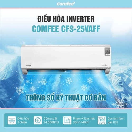 Máy lạnh Comfee Inverter 2.5HP CFS-25VGP1