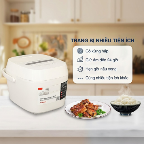 Nồi Cơm Điện Tử Toshiba RC-18DH5UVN(W)4