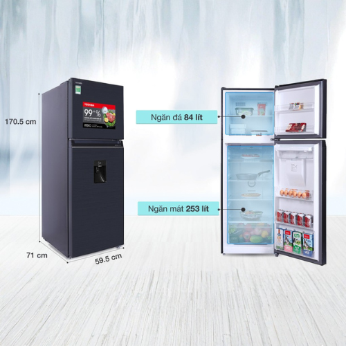 Tủ Lạnh Toshiba GR-RT435WEA-PMV(06)-MG