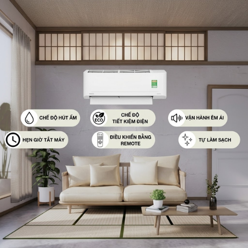 Máy Lạnh Toshiba Inverter 1.5HP RAS-H13S5KCV2G-V3