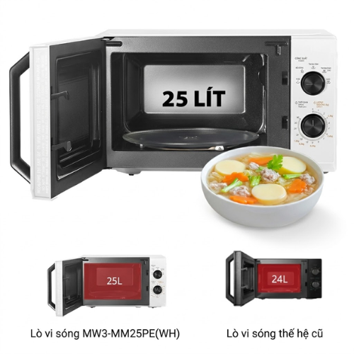 Lò vi sóng Toshiba MW3-MM25PE(BK) 25 lít5