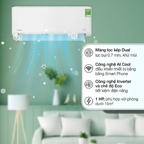 Máy lạnh Comfee Inverter 1HP CFS-10VGPF/CFS-10VGPC2