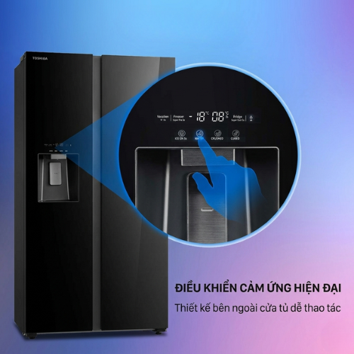 Tủ lạnh side by side Toshiba GR-RS755WIA-PGV(22)-XK5