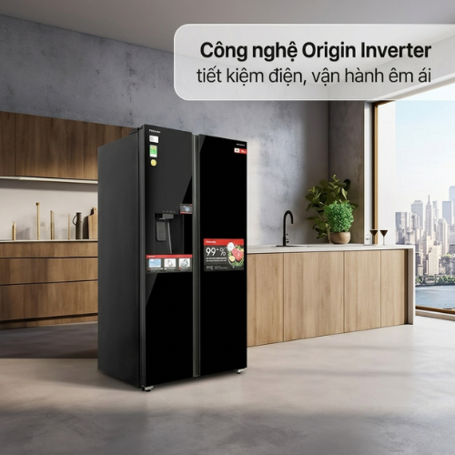 Tủ lạnh side by side Toshiba GR-RS755WIA-PGV(22)-XK1