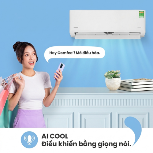 Máy lạnh Comfee Inverter 1.5HP CFS-13VGPF/CFS-13VGPC4