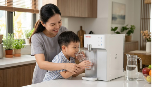 5 tiêu chí chọn máy lọc nước gia đình có trẻ nhỏ