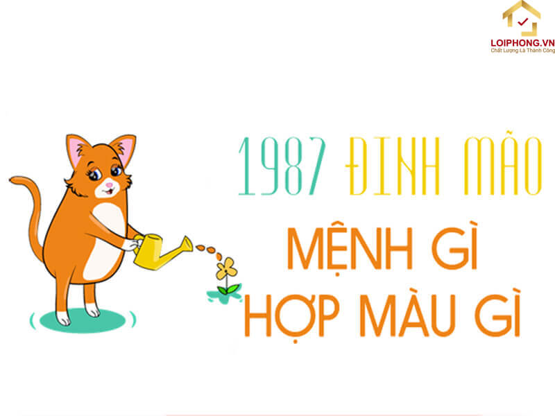 Người sinh năm 1987 hợp màu gì?