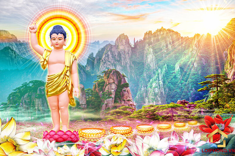 Hình ảnh Phật Đản Sanh đẹp số 01