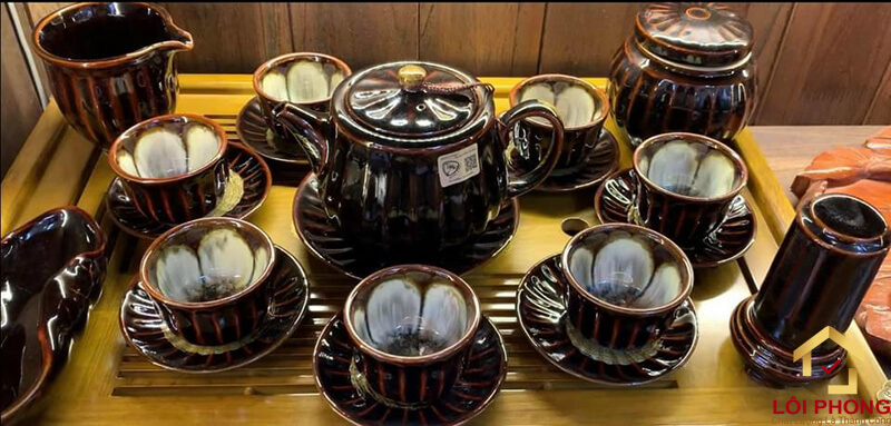 Bình trà gốm mẫu số 08