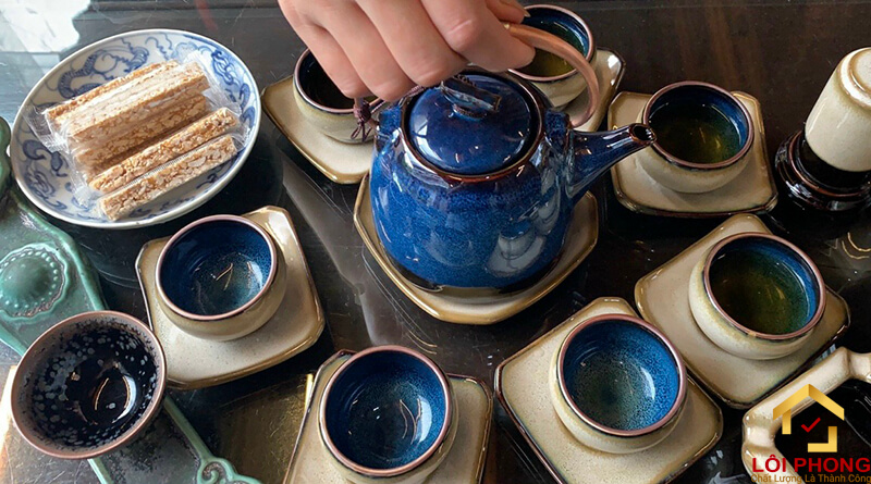 Bình trà gốm mẫu số 21