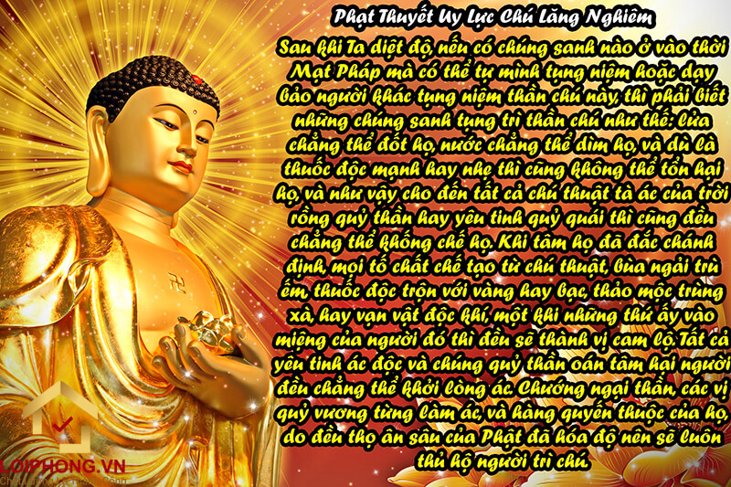Chú Lăng Nghiêm tiếng Phạn được dịch thành nhiều thứ tiếng khác nhau